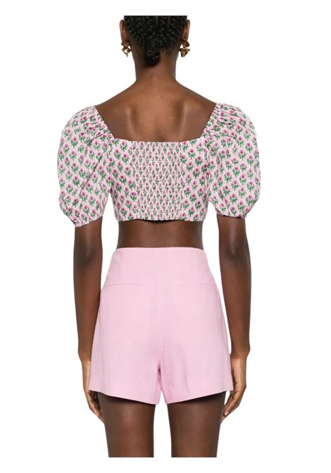Pink cotton girl top MC2 SAINT BARTH | DEL000200770F/MAROSA